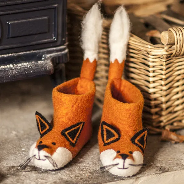 Sew Heart Felt Finlay Fox Slippers