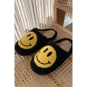 Smiley face slippers