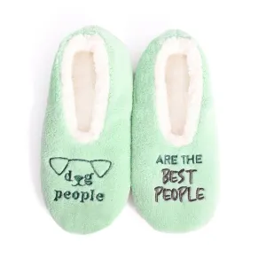 Splosh Women's Green Dog Slippers