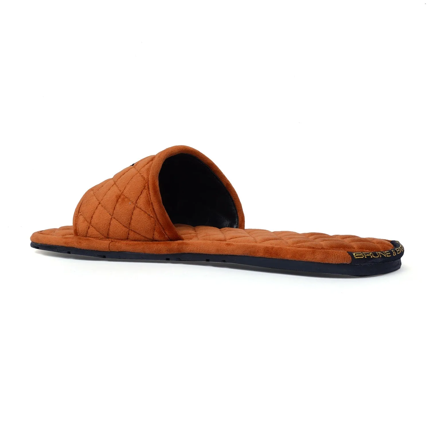 Super Soft Tan Italian Velvet Slipper