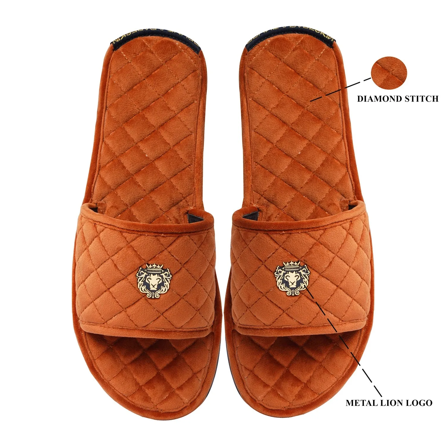 Super Soft Tan Italian Velvet Slipper