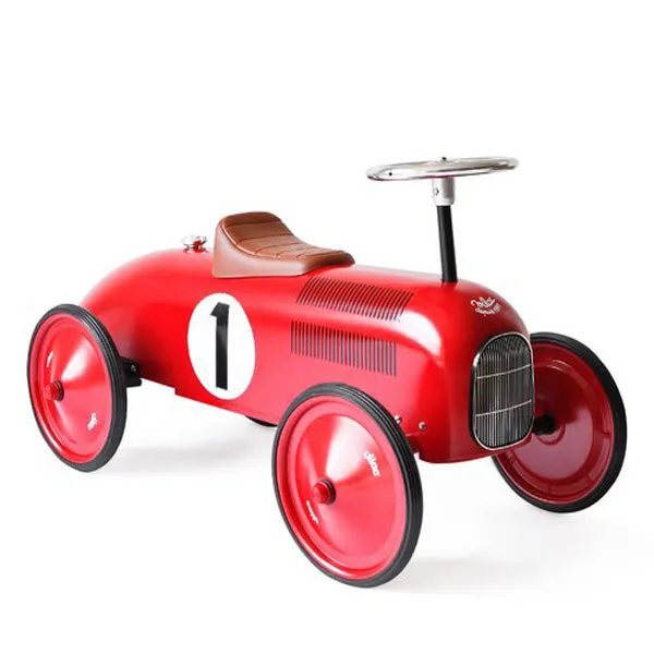 Vilac Classic Ride On Metal Car – Red