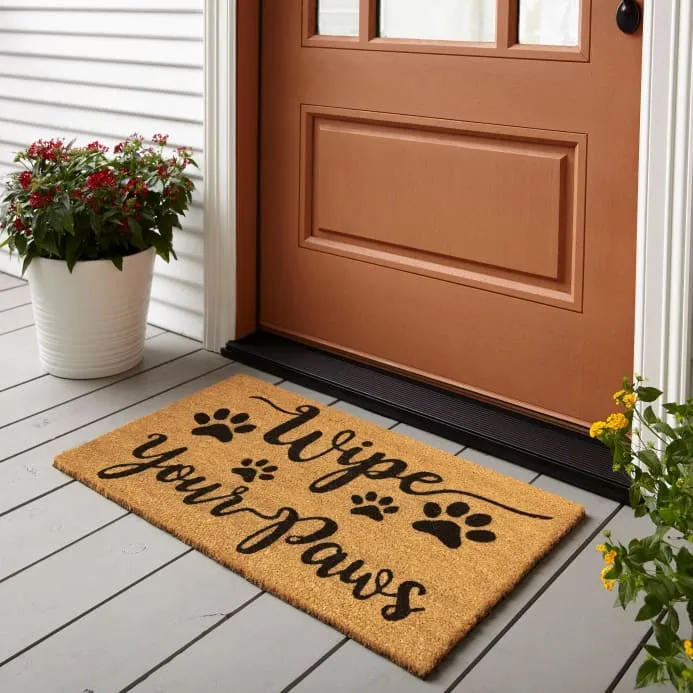 Wipe Your Paws Coir Mat