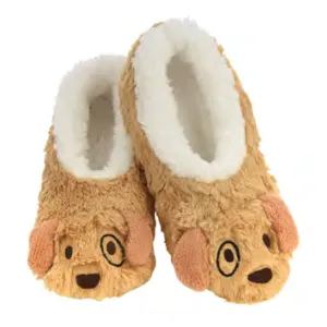 Women's Furry Animals Cozy Snoozies® Tan Puppy Dog