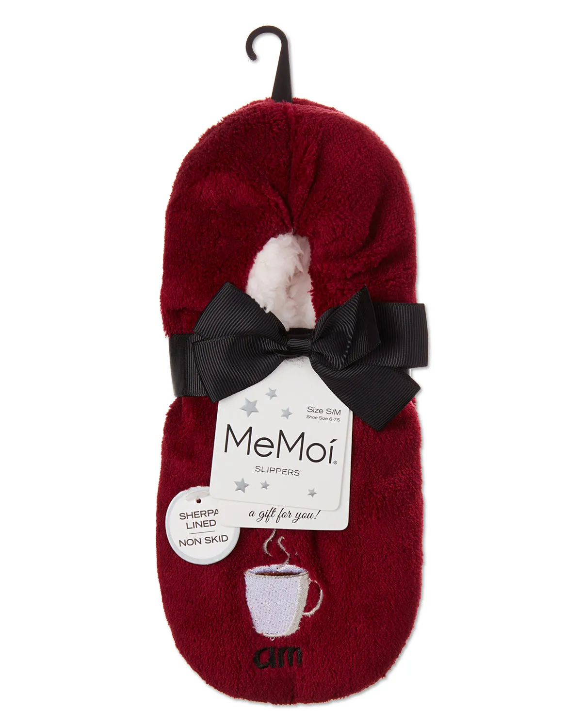 Women's Morning Brew/Night Cap Sherpa Lined Slippers