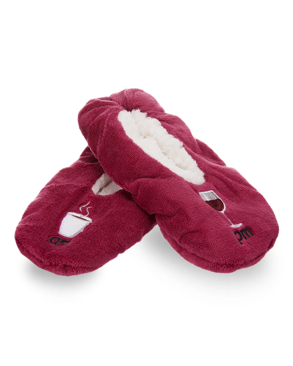 Women's Morning Brew/Night Cap Sherpa Lined Slippers