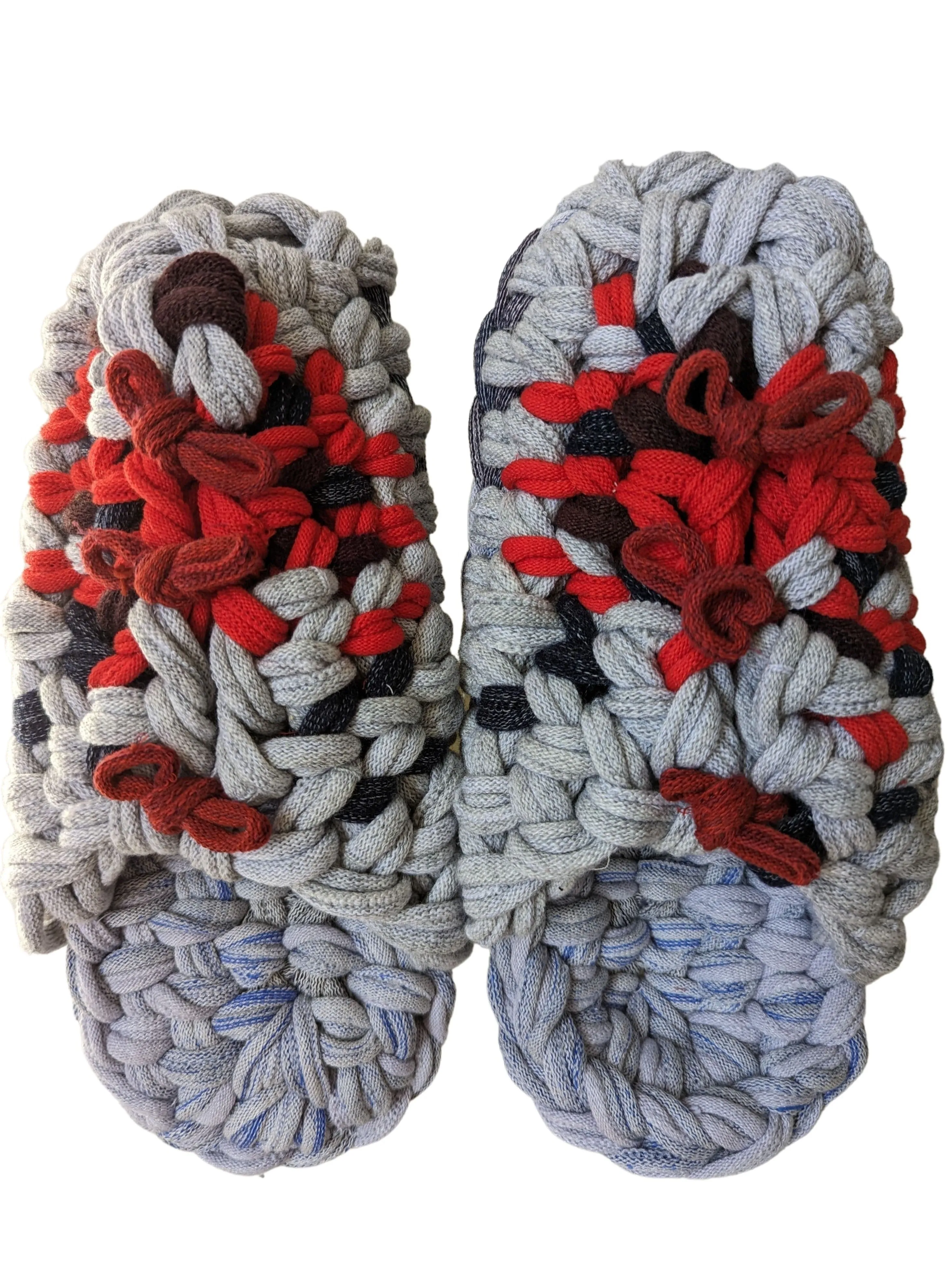 XL | Knit up-cycle slippers 2023-XL44 [XL]