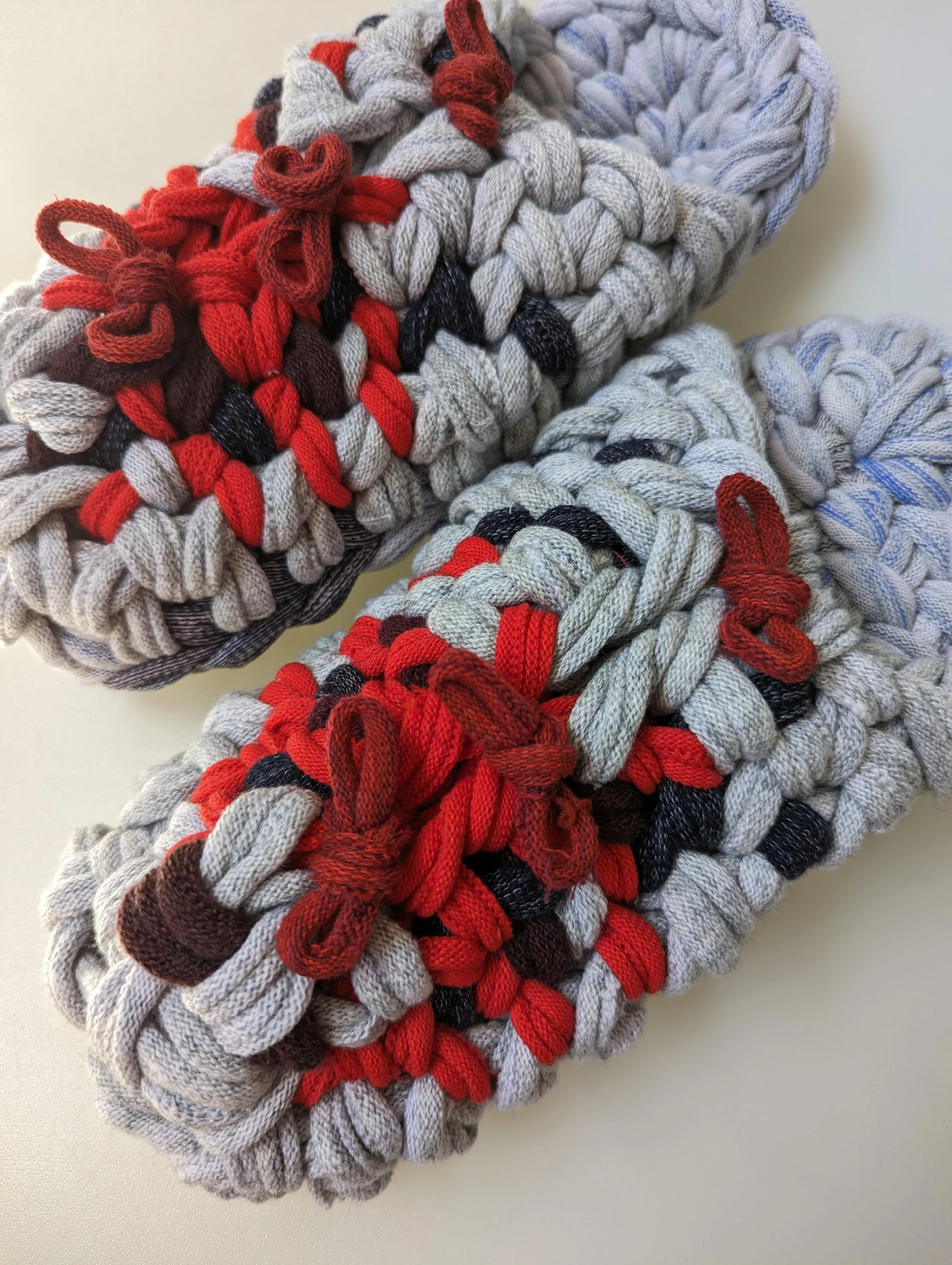 XL | Knit up-cycle slippers 2023-XL44 [XL]